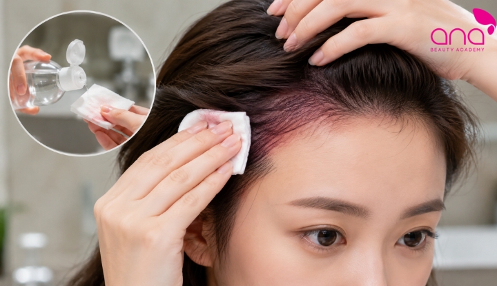 Nước tẩy trang tẩy thuốc nhuộm tóc