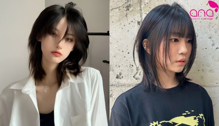 Tóc wolf cut layer nữ