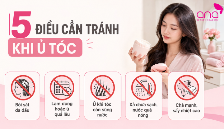 Tránh sai lầm khiến tóc bết, nặng