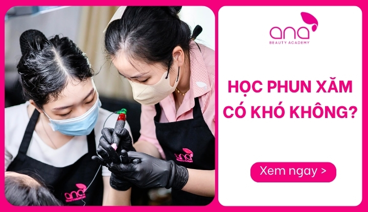 Học phun xăm thẩm mỹ có khó không?