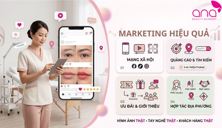Kết hợp nội dung, quảng cáo và giới thiệu khách để tăng độ nhận diện