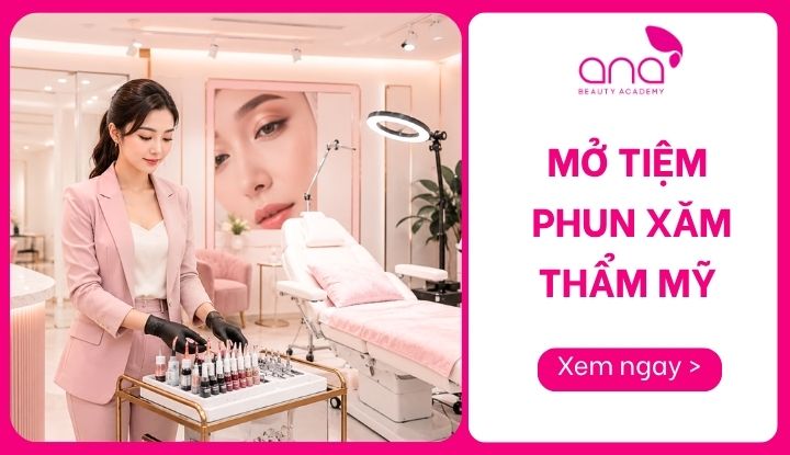 Mở tiệm phun xăm thẩm mỹ