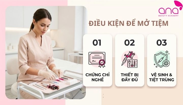 Tổng hợp các yêu cầu về nhân sự, thiết bị, địa điểm và vệ sinh