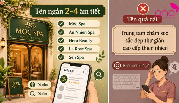 Tên spa hay ngắn gọn