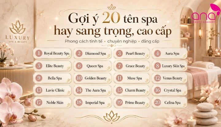 Tên spa sang trọng