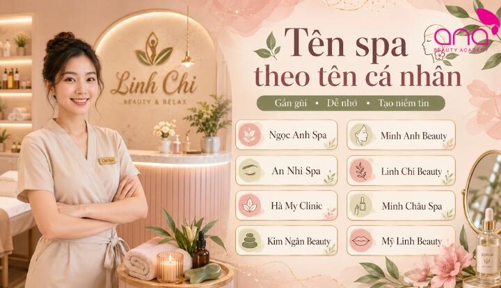 Tên spa hay theo tên cá nhân