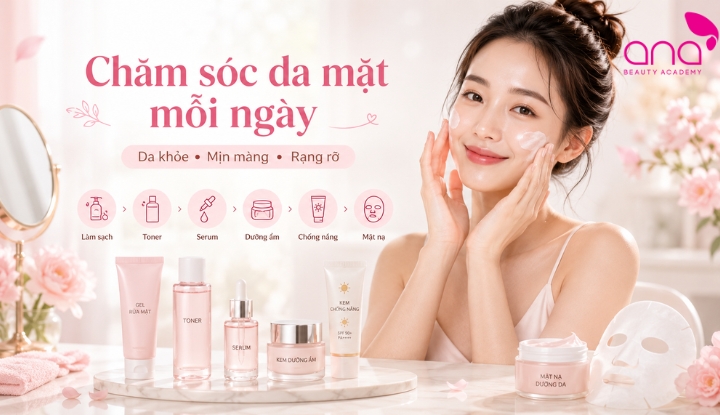 Chăm sóc da đều đặn mỗi ngày