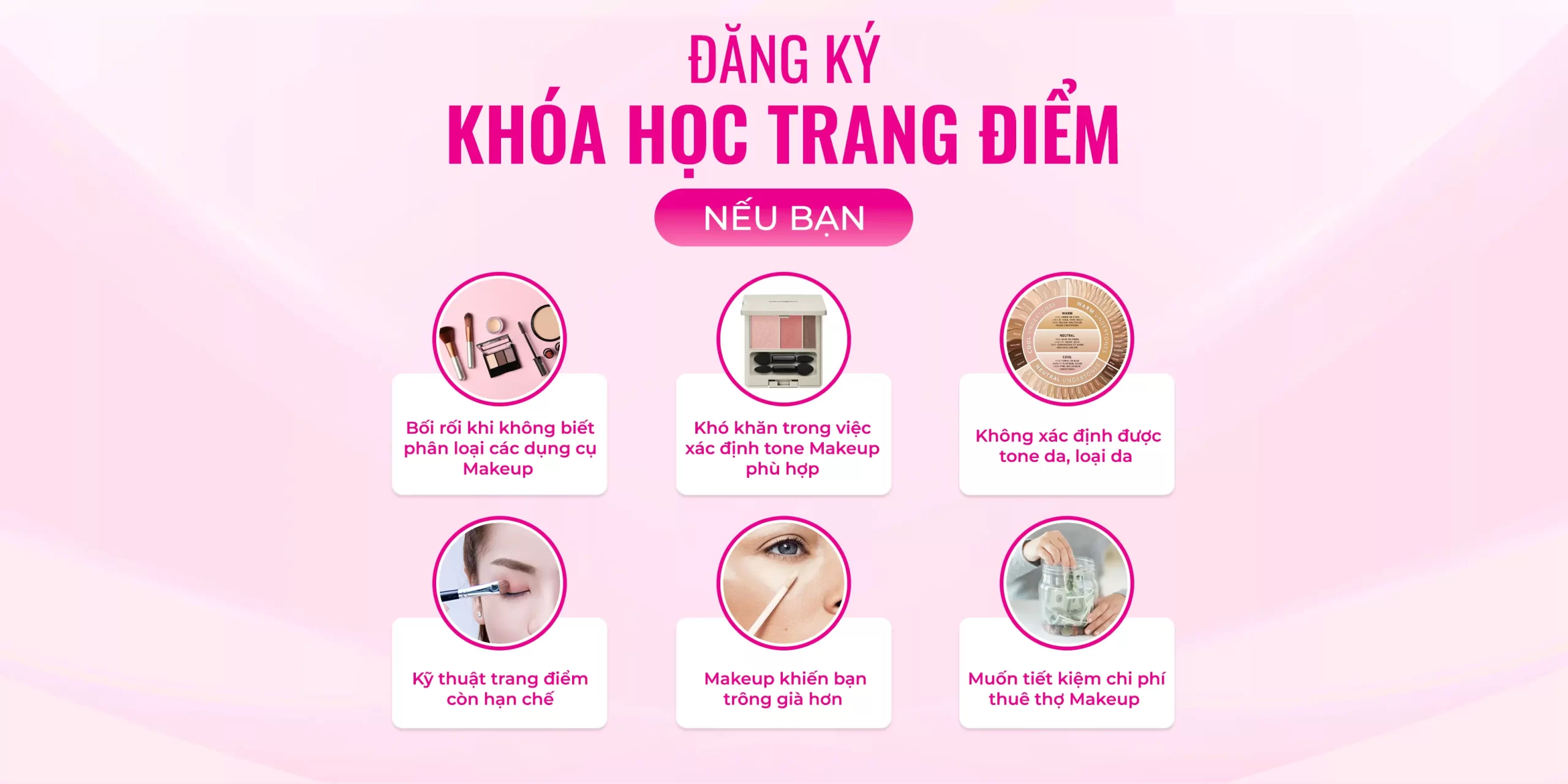 đăng ký khóa học trang điểm