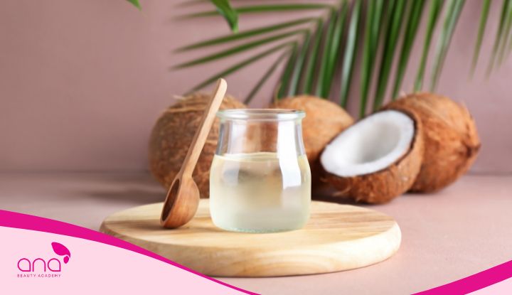 Dùng dầu dừa tháo mi giả