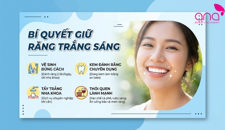 Bí quyết giữ răng trắng sáng