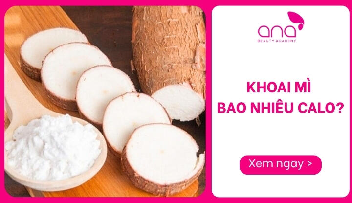 khoai mì bao nhiêu calo