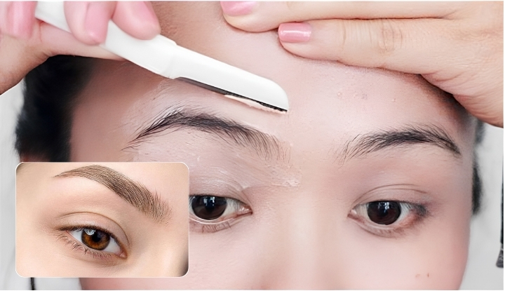 Cắt tỉa lông mày gọn gàng