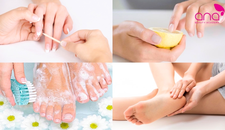 Làm sạch móng tay, móng chân