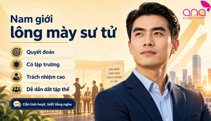 Tính cách nam giới có lông mày sư tử quyết đoán
