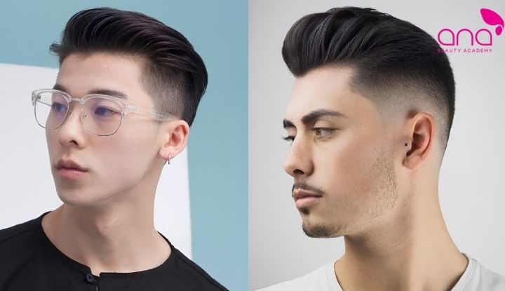 Tóc undercut xoăn Nhật