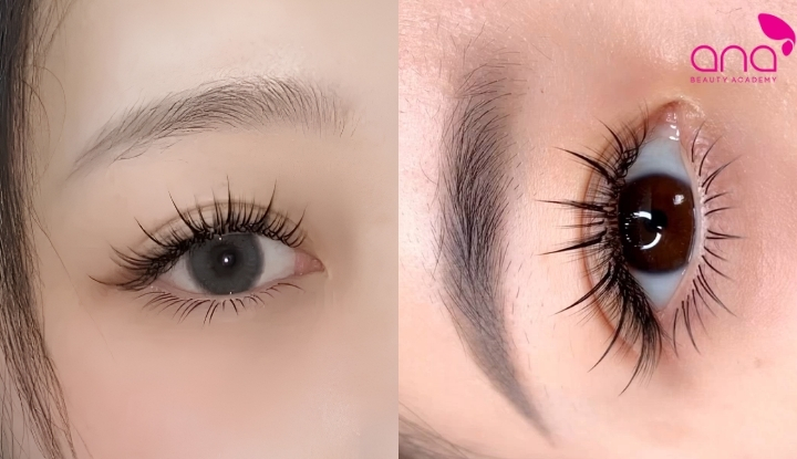 Mi Katun nổi bật với cách sắp xếp sợi mi dài ngắn xen kẽ