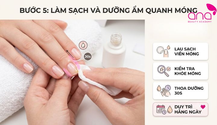cách cắt da móng tay