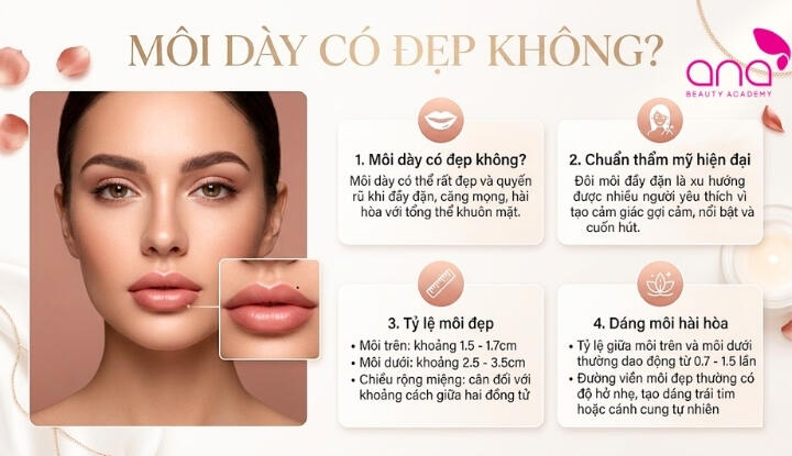 Môi dày có đẹp không?