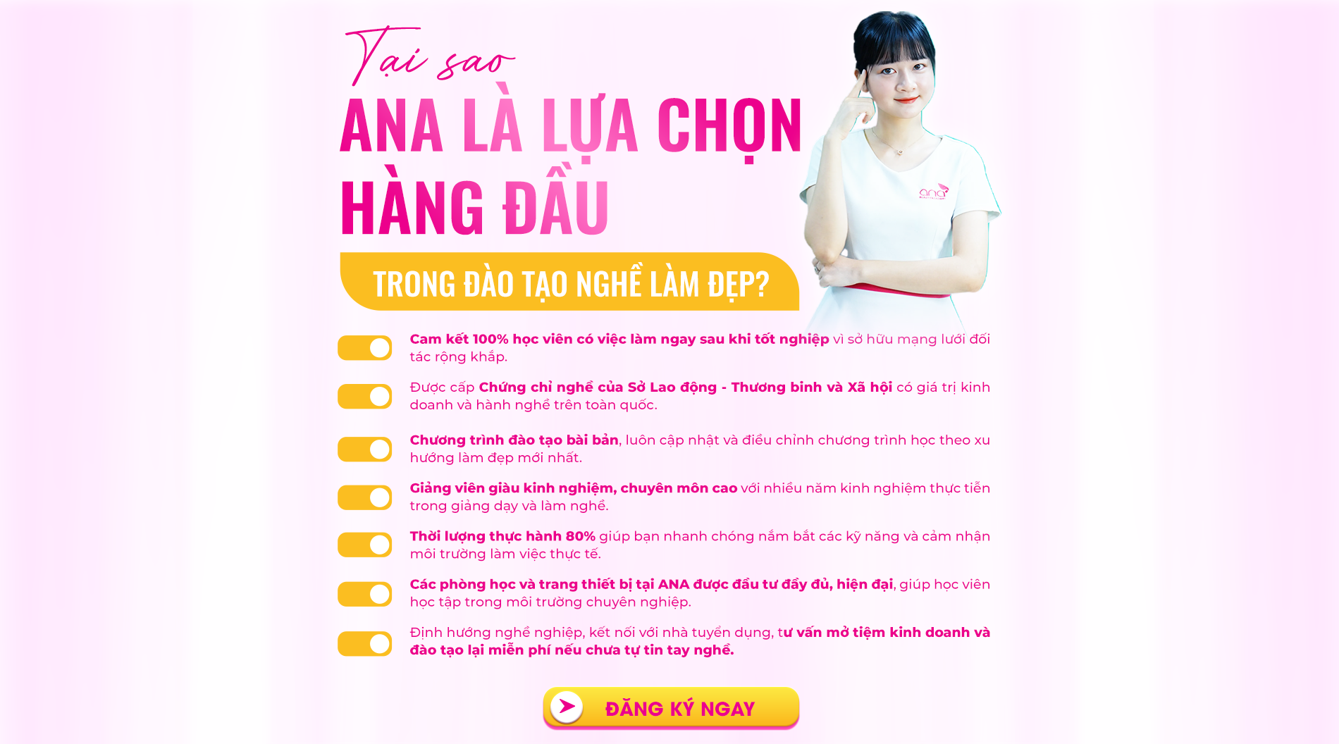 Tại sao Ana là lựa chọn hàng đầu