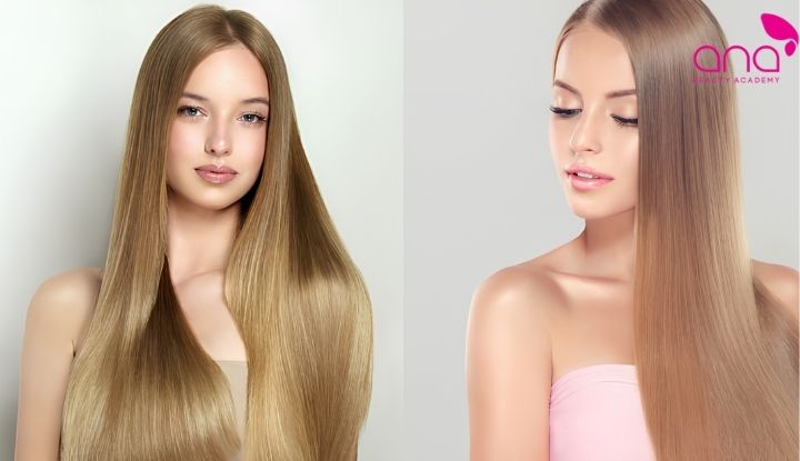 tóc dài thẳng tự nhiên
