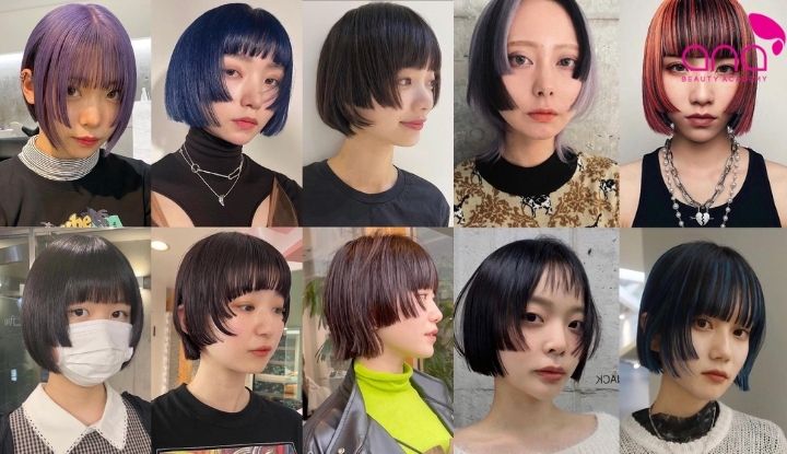 Tóc Hime ngắn phong cách Nhật Bản