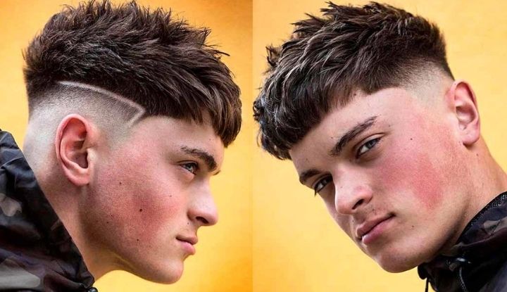 tóc undercut nam mặt gầy