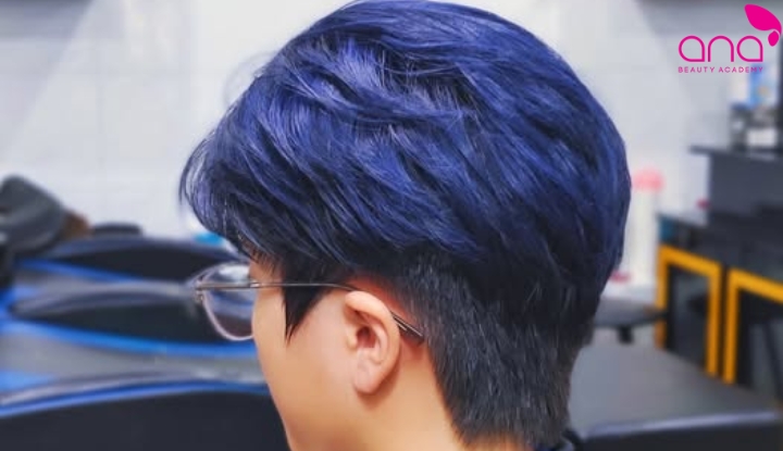 Tóc xanh đen denim