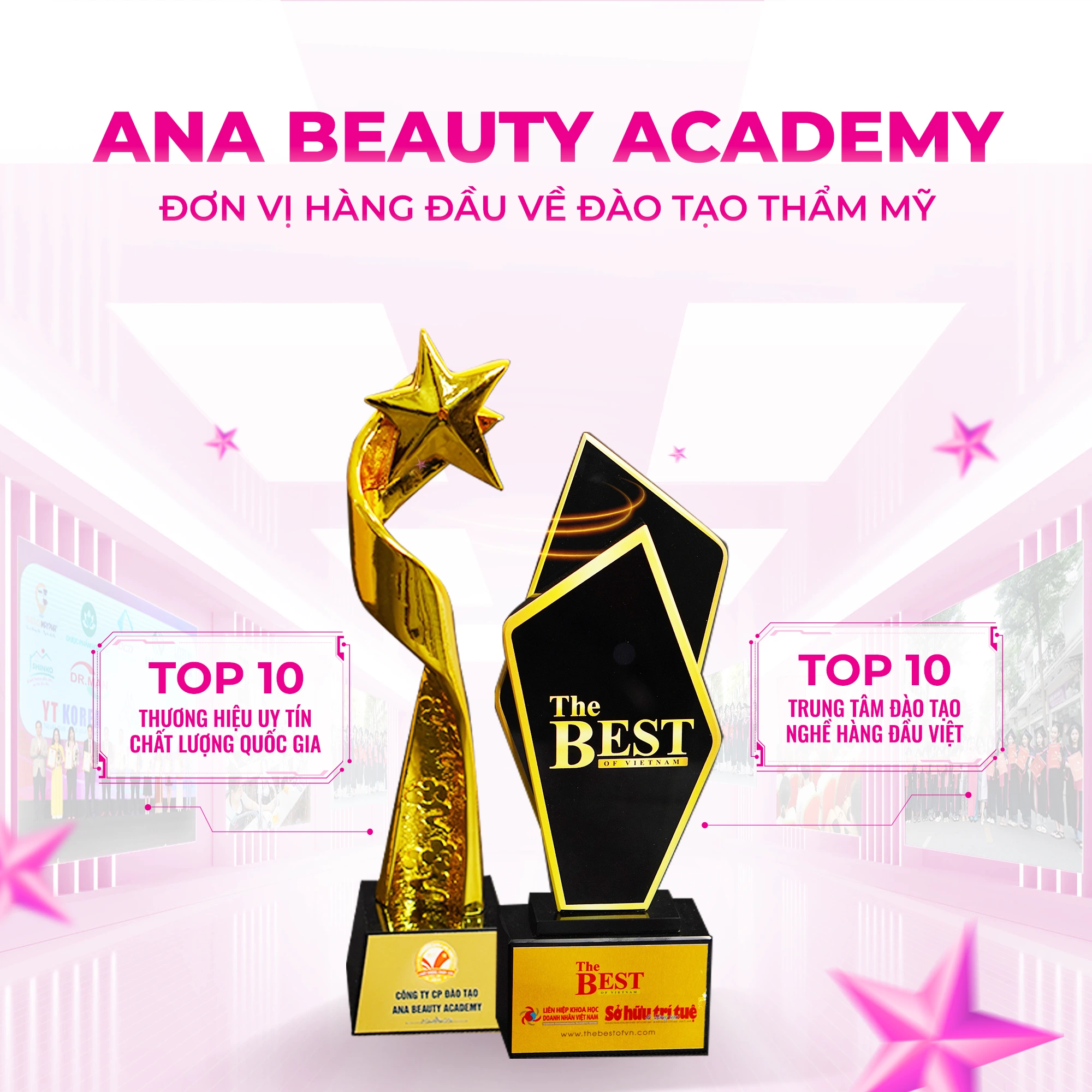 chứng nhận và thành tựu của Ana