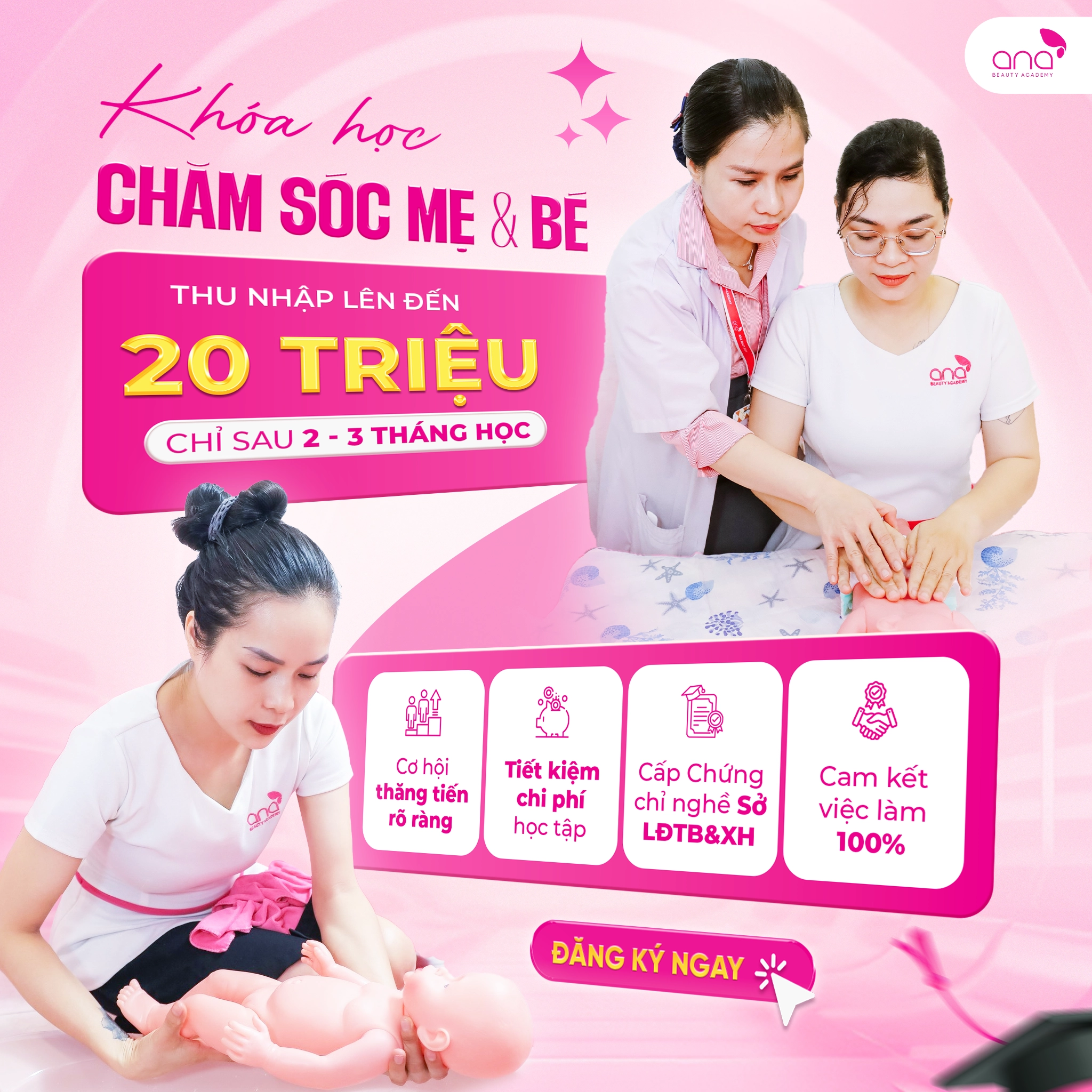 Đăng ký khóa học mẹ và bé