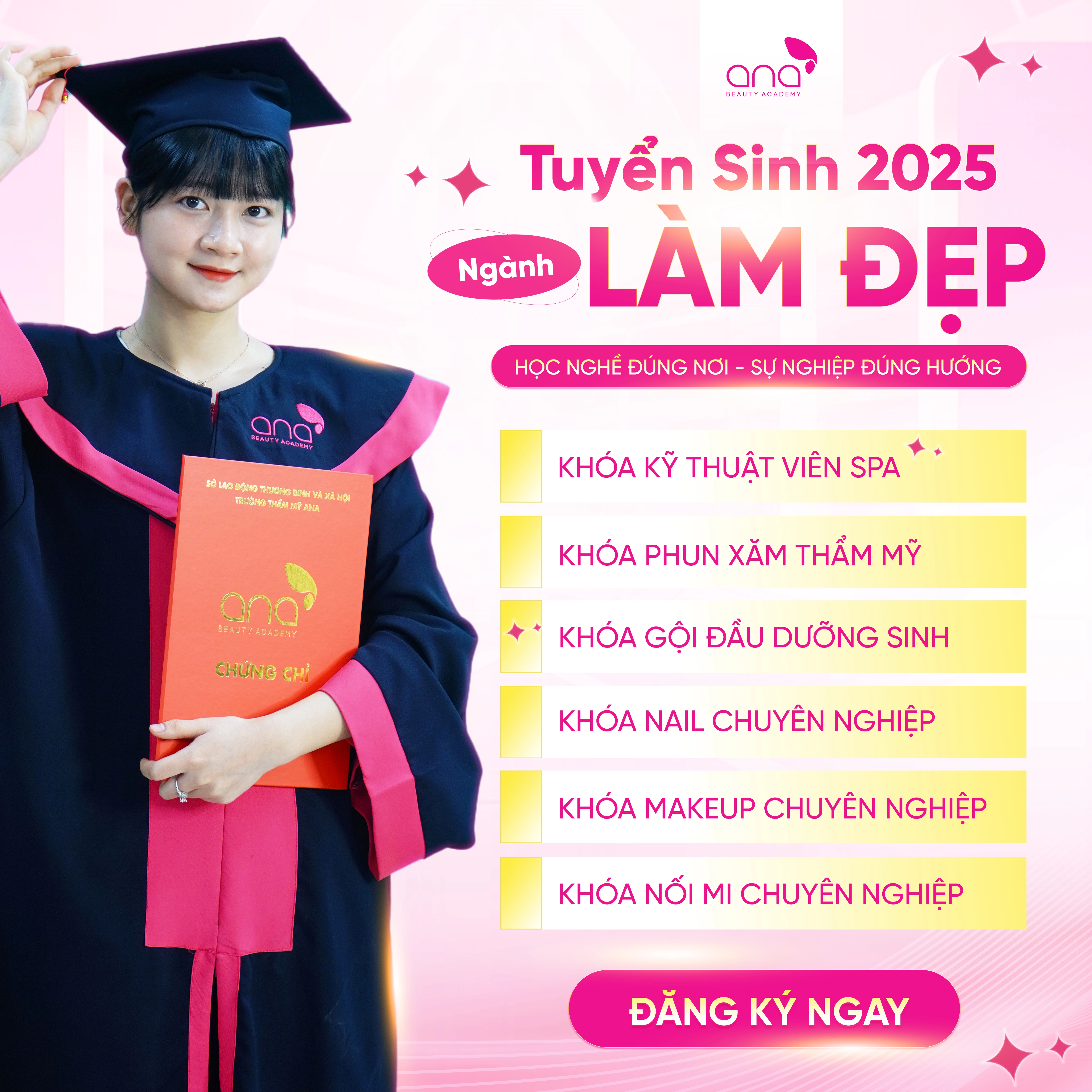 đăng ký học tại Ana