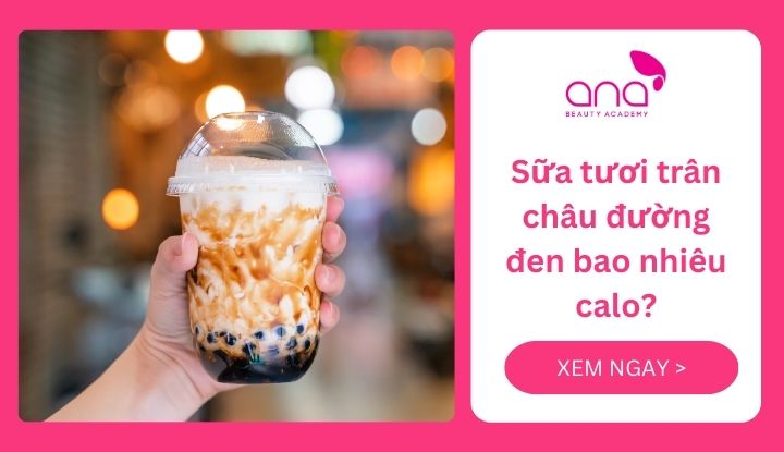 Sữa tươi trân châu đường đen bao nhiêu calo