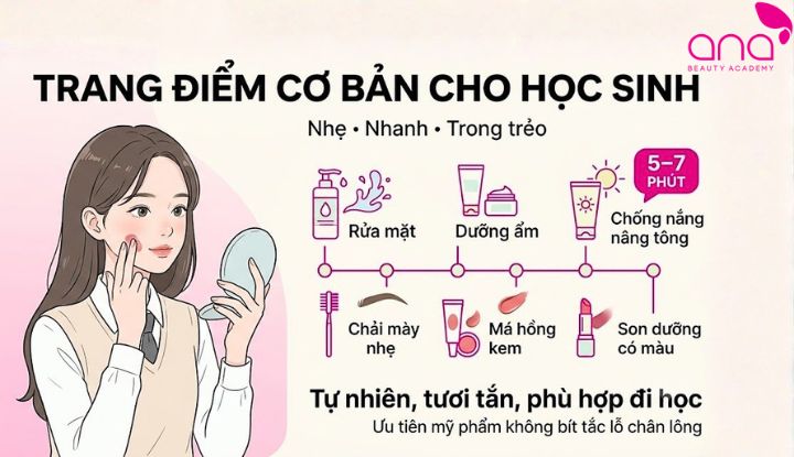 Ưu tiên lớp makeup nhẹ, nhanh và tự nhiên