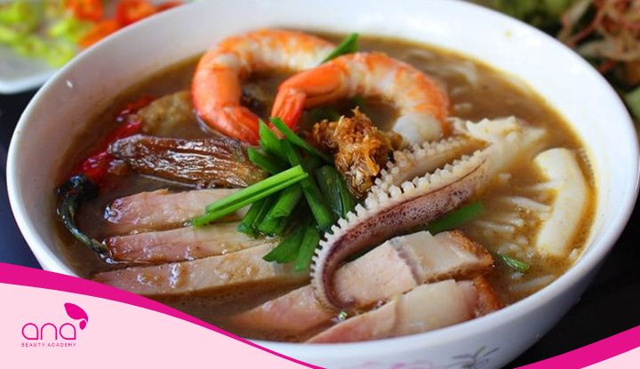 xăm môi có ăn được bún mắm không