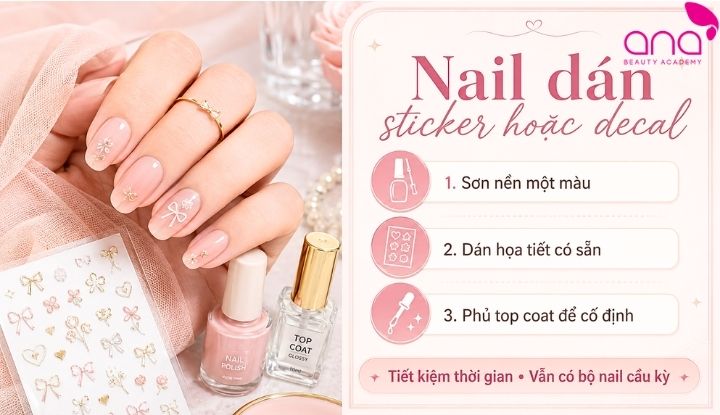 Làm sạch phần sơn lem và dưỡng móng