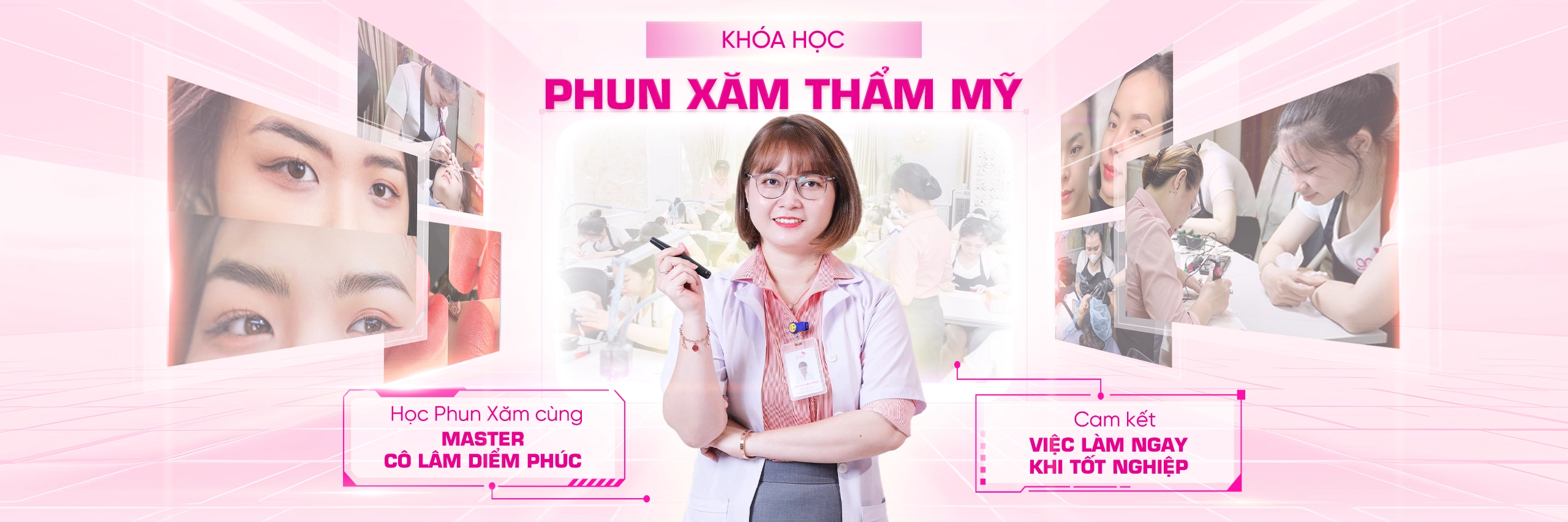 khóa học phun xăm thẩm mỹ