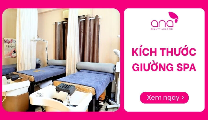 kích thước giường spa