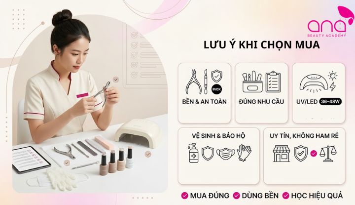 Dụng Cụ Học Nail