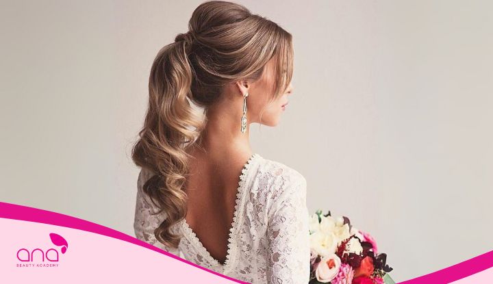 Trang điểm tóc đuôi ngựa buộc thấp