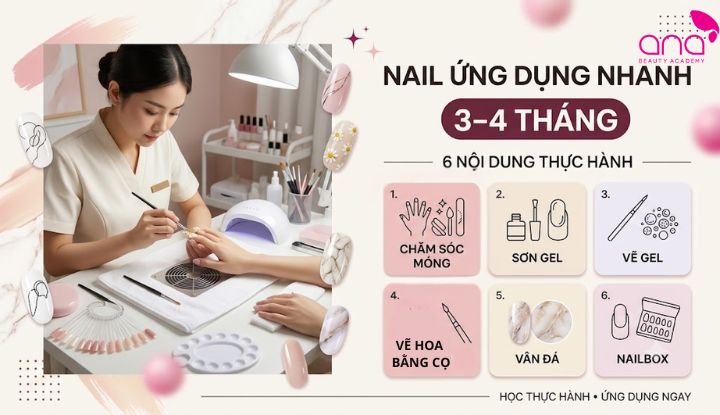 Học Nail Đi Nước Ngoài