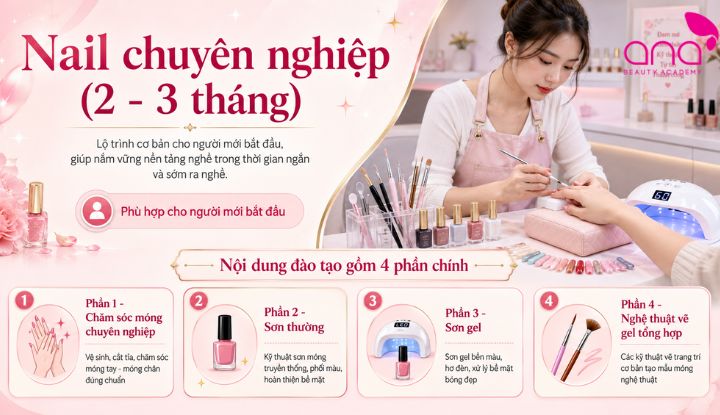 Học Nail Đi Nước Ngoài