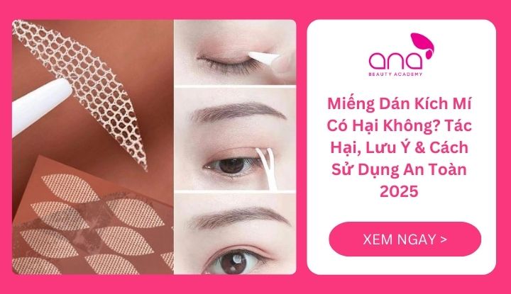 Miếng dán kích mí có hại không