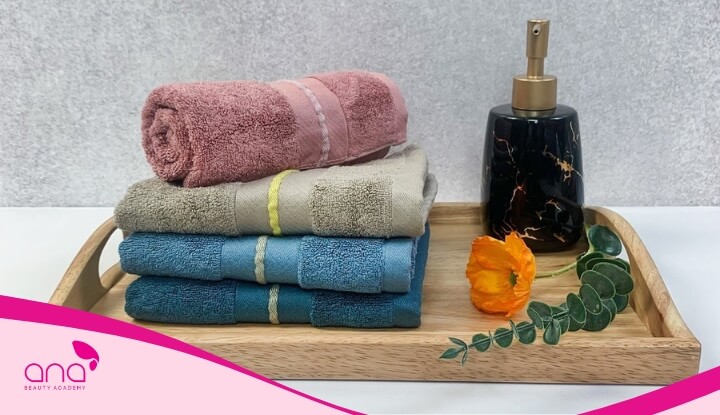 Khăn gội là dụng cụ không thể thiếu tại các cơ sở Spa