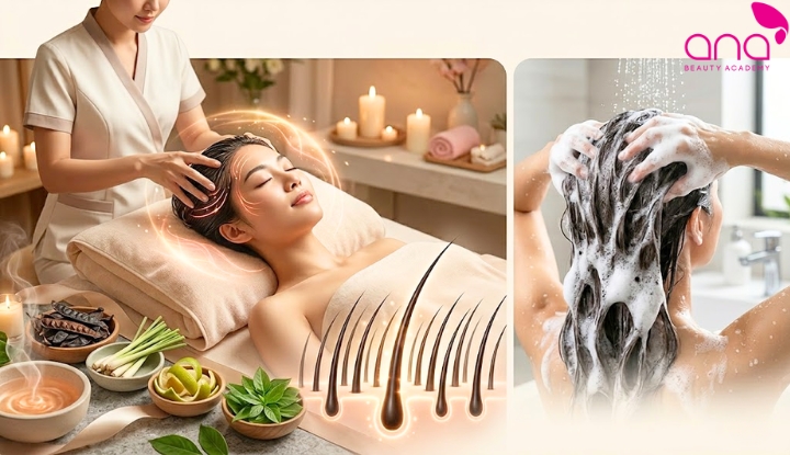 Hiệu quả chăm sóc da đầu và tóc
