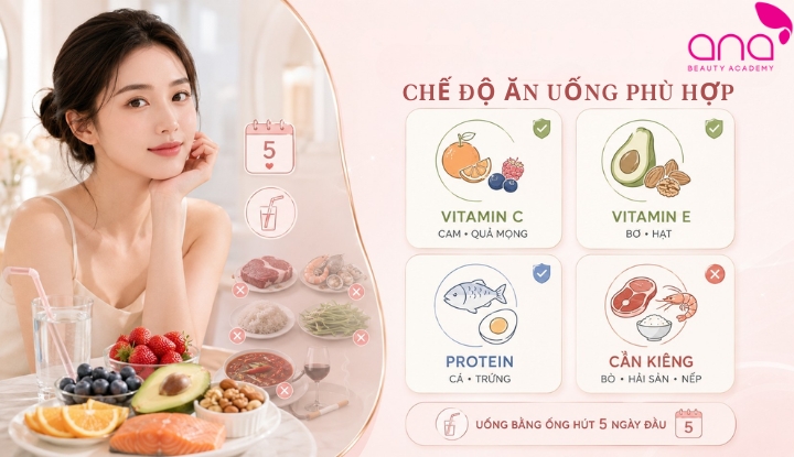 Kiêng các thực phẩm ảnh hưởng đến quá trình phục hồi