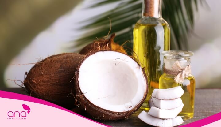 Các axit béo và Vitamin E trong dầu dừa có thể thấm sâu vào thân tóc, khóa ẩm, ngăn ngừa khô xơ