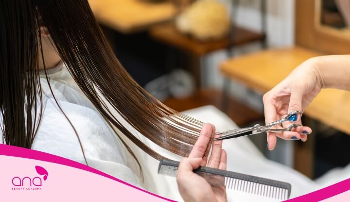 Tỉa tóc định kỳ giúp tóc khỏe hơn, giảm gãy rụng và chẻ ngọn