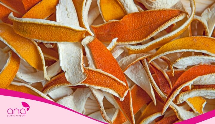 Vỏ cam khô rất giàu các dưỡng chất tốt cho mái tóc 