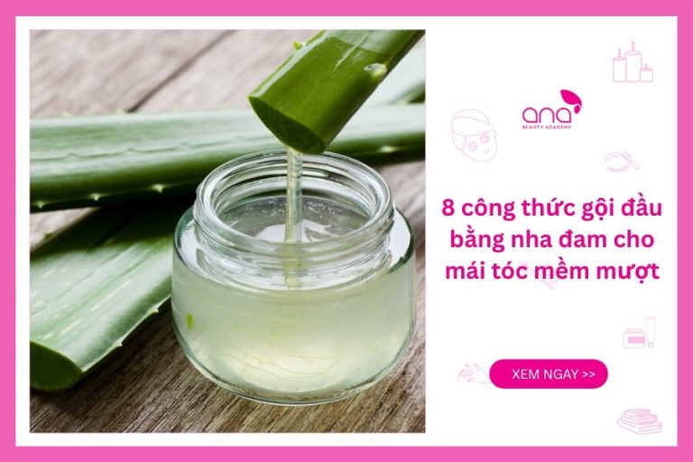 Gội đầu bằng nha đam giúp tóc mềm mượt