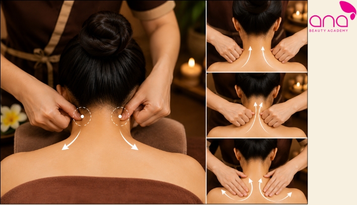 Kết nối huyệt cổ và vai
