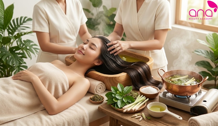 Kết hợp lá đinh lăng với sả để tóc thơm sạch tự nhiên